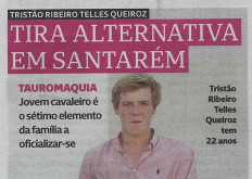 A   ALTERNATIVA DE TRISTÃO RIBEIRO TELLES É DESTAQUE NO JORNAL CORREIO DA MANHÃ.